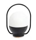  ??  ?? Take Away portable Faro USBcharged table lamp, £132, Lime Lace