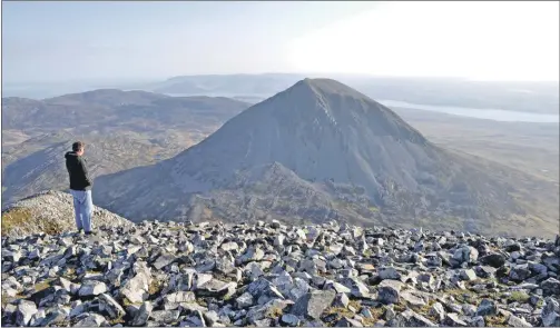  ?? Photograph: Iain Thornber ?? Beinn a’ Chaolais is the most southerly of the Paps of Jura and home to many mountain hares.