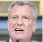  ??  ?? Bill de Blasio