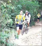  ?? PHOTO SUPPLIED ?? A runner takes part in the inaugural Ultra Trail d’Angkor last year.