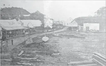  ?? Picture: FILE ?? Levuka during the 1870s, around the time of the measles epidemic.