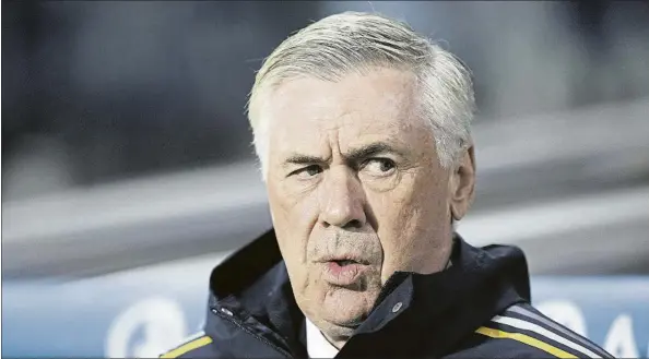  ?? FOTO: EFE ?? Ancelotti vive uno de los mejores momentos de su segunda etapa en el Real Madrid, donde está a solo cuatro puntos de sumar su segundo campeonato de la Liga española