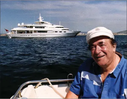  ??  ?? MYSTERIOUS DEATH: Robert Maxwell and his yacht Lady Ghislaine – his body was later recovered from the sea