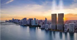  ?? ?? Aria Reserve de Miami, uno de los proyectos del grupo que estará finalizado en 2024.