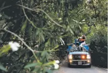  ?? Jessica Christian / The Chronicle ?? PG&E told a federal judge that, while inspecting power lines it turned off earlier this month, crews found dozens of spots of damage where fires could have been sparked.