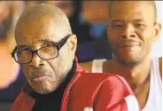  ?? Kent Porter / Santa Rosa Press Democrat ?? Luther Jones (left), shown with son Ko’Fawn Jones, spent 18 years in prison because of false testimony.