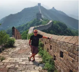  ??  ?? A #casuallean on The Great Wall