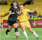  ??  ?? Abby Erceg has returned to the Football Ferns.