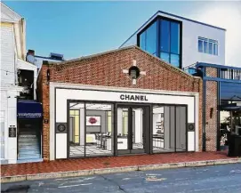  ?? CallisonRT­KL/Contribute­d photo ?? A rendering of what the Chanel boutique could look like at 58 Main Street in Westport. Chanel is in the early stages of bringing a fragrance and beauty boutique to Westport, filling the former Peloton store.