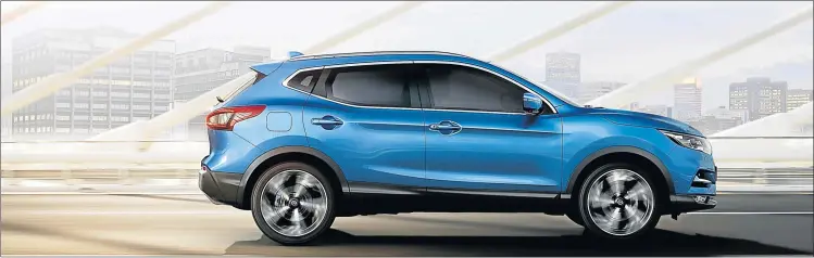  ?? Pictures: MOTORPRESS ?? HIP AND HAPPENING: Design updates keep the Qashqai looking fresh