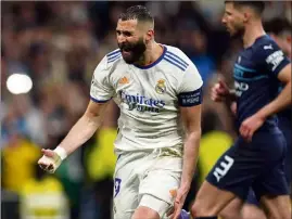  ?? (Photo EPA) ?? Karim Benzema a encore fait des miracles, hier soir.