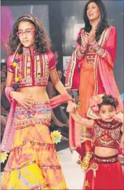  ??  ?? A file photo of actor Sushmita Sen, a single mother, with her adopted children, Renee Sen and Alisah Sen (right)