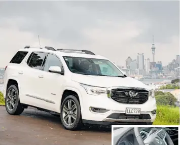  ?? Photos / Ted Baghurst ?? The Holden Acadia launches this year.