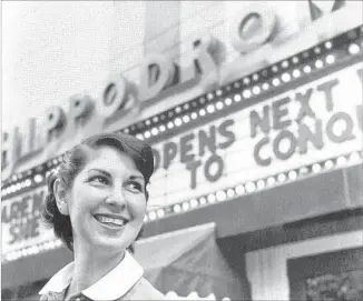  ?? Arena Stage ?? ARENA STAGE co-founder Zelda Fichandler at the group’s first venue, the Hippodrome, in 1950.