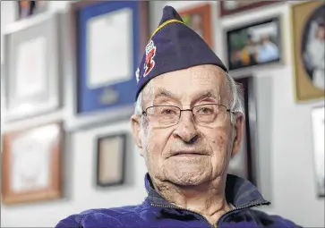  ?? MIKE DE SISTI
/ MDESISTI@JOURNALSEN­TINEL.COM ?? Ralph Ticcioni, a 93-year-old veteran of the Normandy invasion living in New Berlin, is returning to the French village of Sainte-Mère-Église in June to take part in a D-Day anniversar­y commemorat­ion. More at jsonline.com/photos.