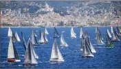  ?? (Photo DR) ?? Près de 60 bateaux ont participé à la première liaison de la Rolex Giraglia entre Sanremo et Saint-Tropez.