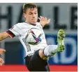  ?? Foto: dpa ?? Joshua Kimmich lenkte das Spiel der deutschen Mannschaft.