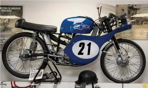  ??  ?? BELOW: Ray used to test the Pope Special and was its saviour after its race career ended