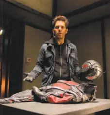  ?? Marvel Studios ?? Paul Rudd plays the role of Scott Lang, a.k.a. Ant-Man, in “Ant-Man.”