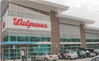  ?? SUN-TIMES FILE PHOTO ?? A Walgreens store in Evanston. The company has 18,500 stores in 11 countries.