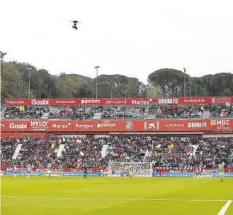 ?? // DIARI DE GIRONA ?? Montilivi es el quinto estadio de Primera División que más se llena