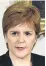  ??  ?? Nicola Sturgeon