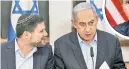  ?? ?? Bezalel Smotrich and Benjamin Netanyahu support Palestinia­n resettleme­nt, but US Secretary of State Antony Blinken does not.