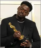  ??  ?? Daniel Kaluuya, winner of best supporting actor for Judas and the Black Messiah