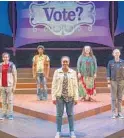  ?? MCKENZIE LAKEY/COURTESY PHOTO ?? Orlando Repertory Theatre’s nonpartisa­n play “Vote?” will air on WUCF-Channel 24.