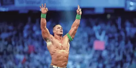  ?? FILE/AP ?? John Cena has been revealed as this year’s WWE 2K23 video game cover star. The wrestling game came out Tuesday.