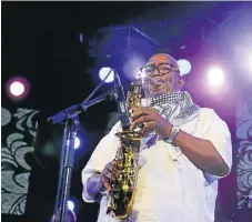  ?? /Esa Alexander ?? On the beat: Sipho 'Hotstix' Mabuse says music has always been at the forefront of social change and is still needed today to pose questions.