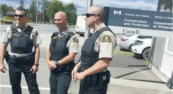  ??  ?? Les agents du ministère des Pêches et des Océans seront de nouveaux basés à Kedgwick. - Acadie Nouvelle: Jean-François Boisvert