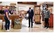  ?? PATRICK SEMANSKY / AP ?? President Joe Biden visits W.S. Jenks & Son hardware store, a small business that received a Paycheck Protection Program loan, on Tuesday in Washington.