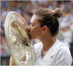  ?? — Reuters ?? PERSPECTIV­E: Wimbledon champion Simona Halep says the enforced time off from the Tour had been welcome in some respects, even if the circumstan­ces were dreadful.