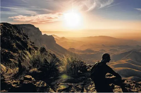  ?? Michael Ciaglo photos / Houston Chronicle ?? The South Rim at Big Bend National Park is the perfect spot to take in a sunrise.