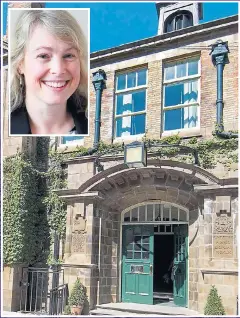  ??  ?? NEUTRAL POLICIES: The highly successful Altrincham Grammar School for Girls and its head Stephanie Gill