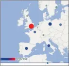  ?? ?? Les cartes couvrent un continent entier : impossible de se concentrer sur un pays.