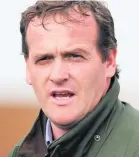  ??  ?? ■Trainer Richard Hannon