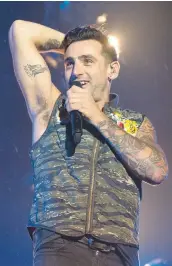  ?? PHOTO D’ARCHIVES, AGENCE QMI ?? Jacob Hoggard lors d’un spectacle de Hedley à Saint-Jean-sur-Richelieu.