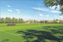  ??  ?? The plans for Highland Court Farm include a new £4 million home for Canterbury Rugby Club