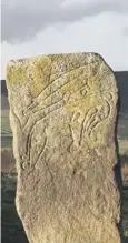  ??  ?? 0 Pictish symbol stones are older than previously thought