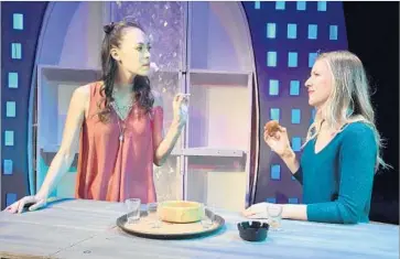  ?? Ed Krieger ?? A DECISION radiates outward in “Rotterdam.” The cast includes Ashley Romans, left, and Miranda Wynne.