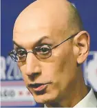  ??  ?? Adam Silver