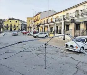  ?? EL PERIÓDICO ?? Una de las plazas más céntricas de Cilleros.