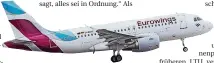  ?? FOTO: DPA ?? Eurowings-Flieger.