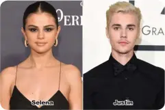  ??  ?? Selena Justin