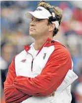  ?? JIM RASSOL/AP ?? Lane Kiffin and the Owls will open perhaps the most anticipate­d season in school history when they face Oklahoma on Sept. 1.