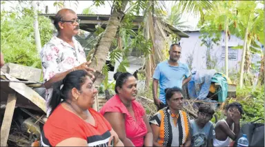  ?? Photo: DIPESH KUMAR ?? Residents of Lovu have welcomed the assistance from Government to help address the termite crisis affecting the community.