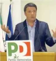 ??  ?? Dimissiona­rio. Matteo Renzi