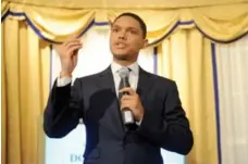  ?? BRAD BARKET/GETTY IMAGES/COMEDY CENTRAL ?? The more personal Trevor Noah allows himself to be on The Daily Show, the better he is, Johanna Schneller writes.